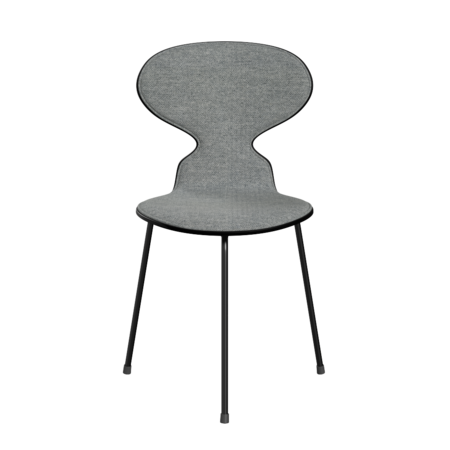 Fritz Hansen Ant™ 3100 mit Front Polsterung - Lack - Stuhl - Black (190) - Black (190/195) - Hallingdal 116