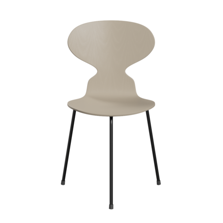 Fritz Hansen Ant™ 3100 - Gefärbte Lack - Stuhl - Black (190) - Light Beige (130/135)