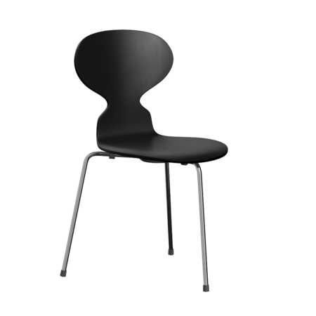 Fritz Hansen Ant™ 3100 - Gefärbte Lack - Stuhl - Chrome - Black (190/195)