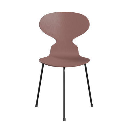 Fritz Hansen Ant™ 3100 - Gefärbte Lack - Stuhl - Black (190) - Wild Rose (630/635)