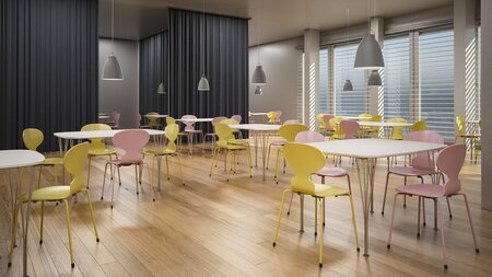 Fritz Hansen Serie 7™ 3187 - Lack - Theckenhocker
