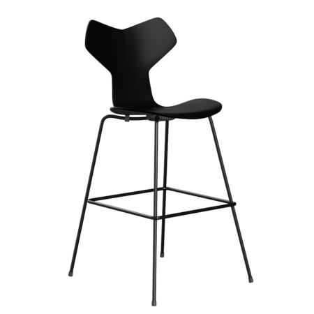 Fritz Hansen Grand Prix™ 3139 - Lack - Hoher Barhocker: Schwarz 190 - Black (190/195)