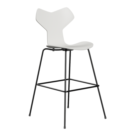 Fritz Hansen Grand Prix™ 3139 - Lack - Hoher Barhocker: Schwarz 190 - White (100/105)
