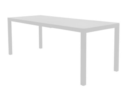 Fiam Aria Gartentisch ausziehbar 140/200 x 80cm - Weiß