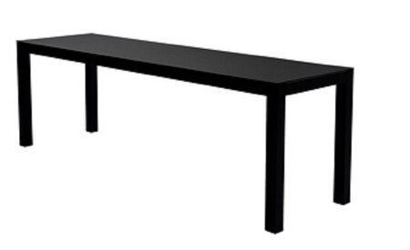 Fiam Aria Gartenbank 140 x 40cm - Schwarz
