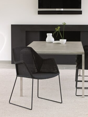 Cane-Line Pure Gestell zum Esstisch 100x100 cm