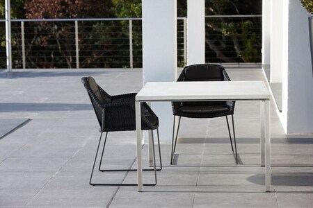 Cane-Line Pure Gestell zum Esstisch 100x100 cm