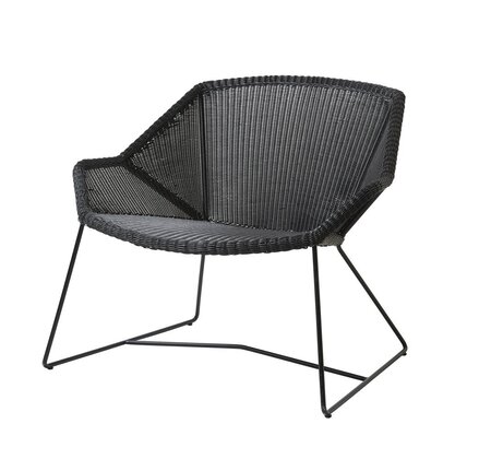 Cane-Line Breeze Loungesessel-Cane-line Weave, Schwarz-None
