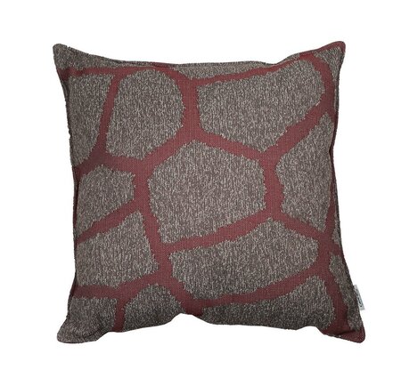 Cane-Line Zierkissen 50x50x12-Cane-line Play, Brown/Bordeaux