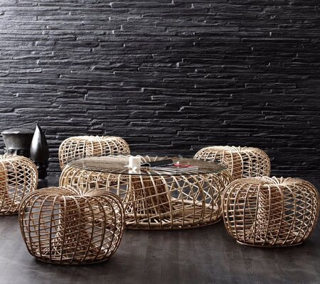 Cane-Line Nest Hocker klein