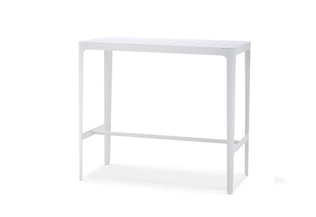 Cane-Line Cut Bartisch - Weiss, Aluminium