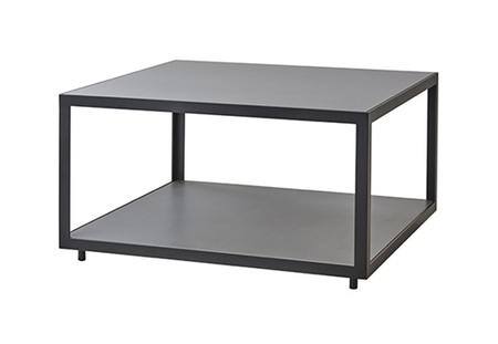 Cane-Line Level sofabord Gross - 5008AL Lava grey, Aluminium