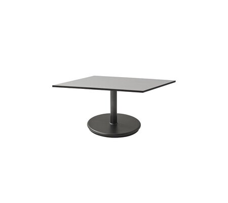 Aluminium, Lava Grey - Table Top, 75 X 75 cm, HPL, Grey