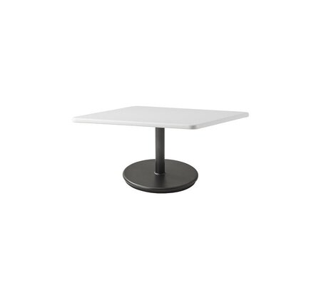 Aluminium, Lava Grey - Table Top, 75 X 75, Aluminium, White