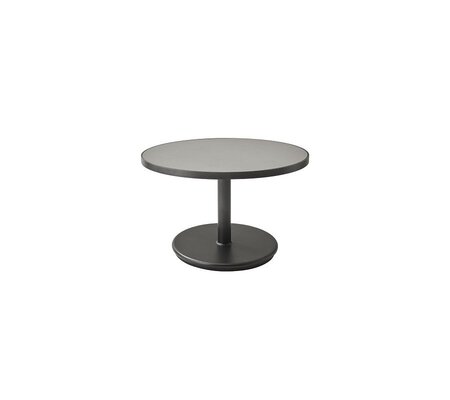 Aluminium, Lava Grey - Table Top, Dia. 60 cm, Aluminium, Lava Grey  Ceramic Light Grey
