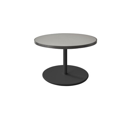 Aluminium, Lava Grey - Table Top, Dia. 75 cm, Aluminium, Lava Grey  Ceramic Light Grey