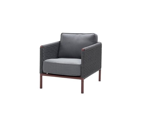 Cane-line Encore Lounge Sessel Soft Rope (5470)- Bordeaux 
