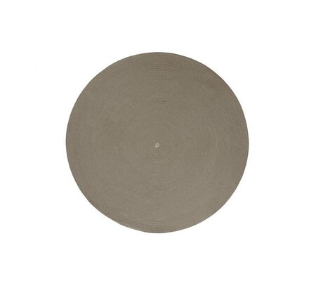 Cane-line Circle Teppich dia. 140 cm (74140) - Soft Rope Taupe