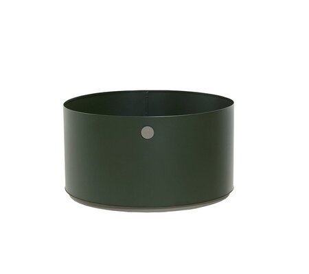 Cane-line Grow Pflanzgefässe Large (5773)  - Aluminium, Dark green/taupe