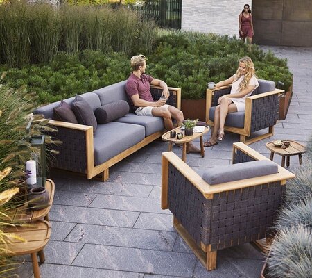 Cane-Line Angle 3-Sitzer Sofa Airtouch Kissen (55010)