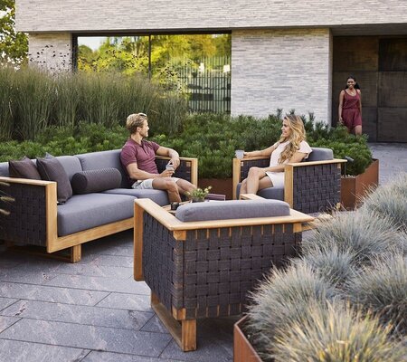 Cane-Line Angle 3-Sitzer Sofa Airtouch Kissen (55010)