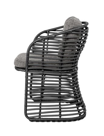 Cane-line Basket chair (54100)-Dark Grey Cane-Line Wove-Graphite
