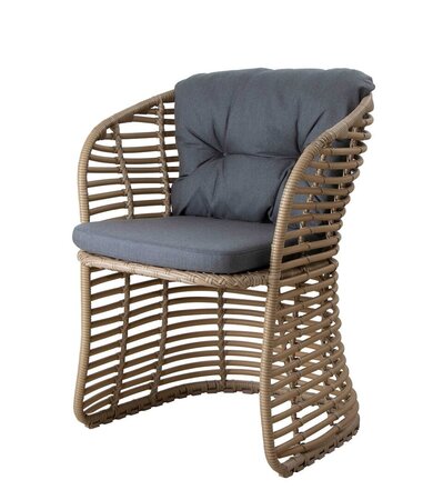 Cane-line Basket chair (54100)-Grey Cane-Line Natté-Natural 