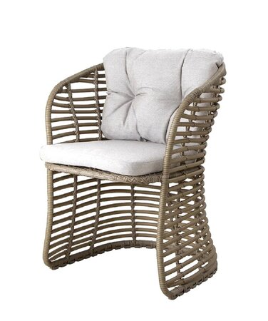 Cane-line Basket chair (54100)-Natural -Light Grey, Cane-line Natté