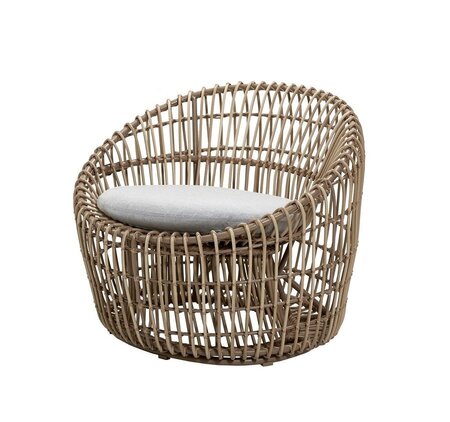 Cane-Line Nest Round Sessel Outdoor (57422) - Natural