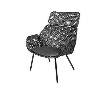 Cane-Line Vibe Highback Chair Weave (54107) -Black