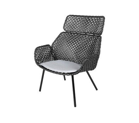 Cane-Line Vibe Highback Chair Weave (54107) - Light Grey