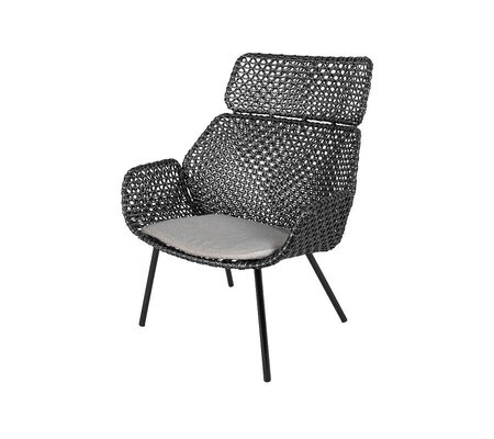 Cane-Line Vibe Highback Chair Weave (54107) - Taupe