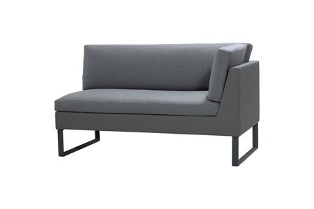 Cane-Line Flex 2 Sitzer Sofamodul Links 8563 - Cane-line Natté, Grey