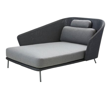Cane-Line Mega Daybed Inkl. Grey Kissensatz - Rechts