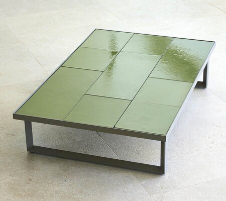 Cane-Line Glaze Couchtisch rechteckig - mit Fließen-120x70