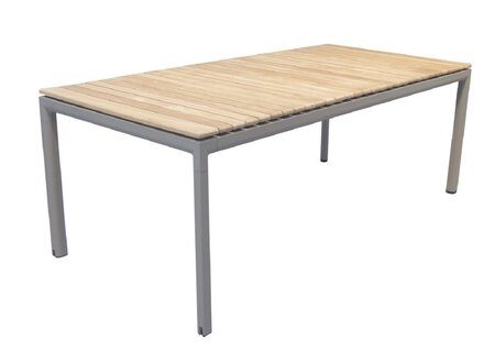 Cane-Line Drop - Esstisch mit 120 cm Verlängerung-Taupe-Aluminium