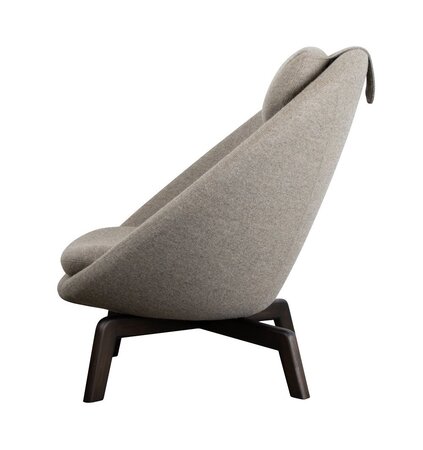 Cane-Line Pace - Indoor Loungesessel-Dunkelbraun-Mahagoni-Cane-Line-Zen-Hellbraun