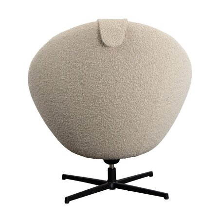 Cane-Line Pace - Indoor Loungesessel-Schwarz-Aluminium-Cane-Line-Scent-Weiß