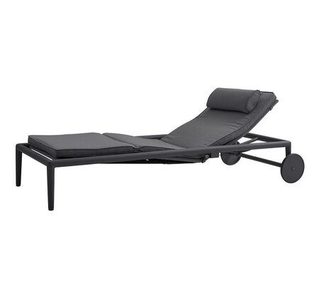 Cane-Line Conic Sonnenliege m/Gasfeder-Grey, Cane-line AirTouch w/QuickDry & Airflow system