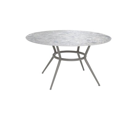 Cane-line Joy Tisch Dia. 144 cm (50202)-Taupe, aluminium-Fossil black, Multi Color