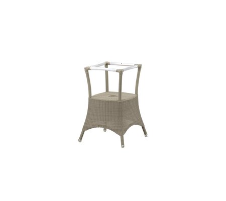 Cane-Line Lansing Esstischgestell Klein 5098-Taupe, Cane-line Weave-Ohne