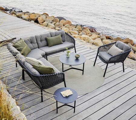 Cane-Line Ocean 2-Sitzer Sofa-Modul rechts Soft Rope (5527)