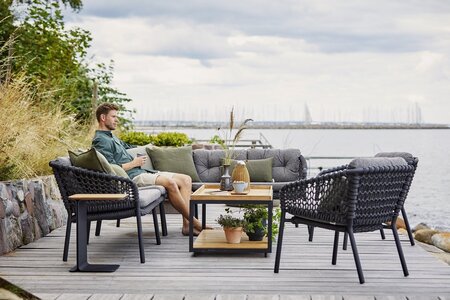 Cane-Line Ocean 2-Sitzer Sofa-Modul rechts Soft Rope (5527)