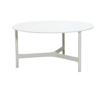 Cane-Line Twist Couchtisch, large (5012)-White, aluminium-White, Cane-line HI-Core