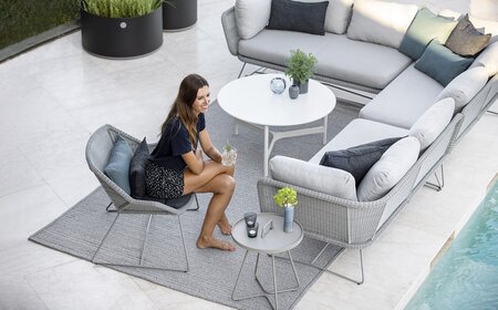 Cane-Line Twist Couchtisch, large (5012)