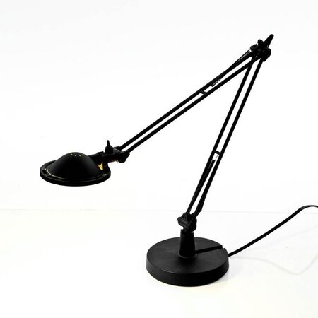Luceplan Berenice Tavolo Piccolo Schreibtischleuchte - schwarz/Aluminium/Diffusor schwarz