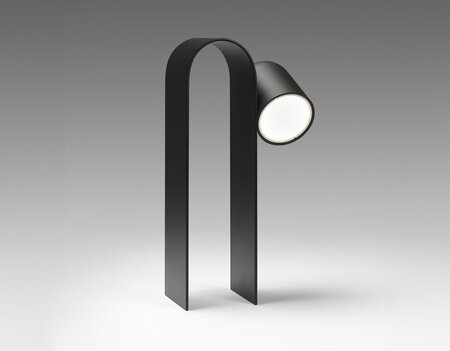 Lumina Perdue Arc 25 - Tischleuchte - Mattschwarz