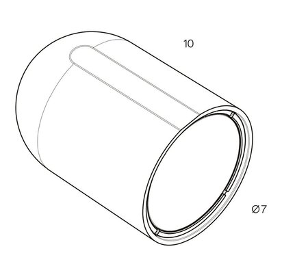 Lumina Perdue Arc 25 - Tischleuchte