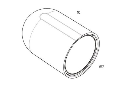 Lumina Perdue Pendant Disc 19 - Pendelleuchte