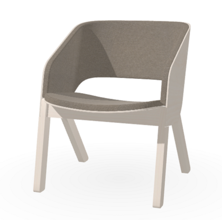 Ton Lounge-Sessel Merano-B276 White Powder-Lerma 818